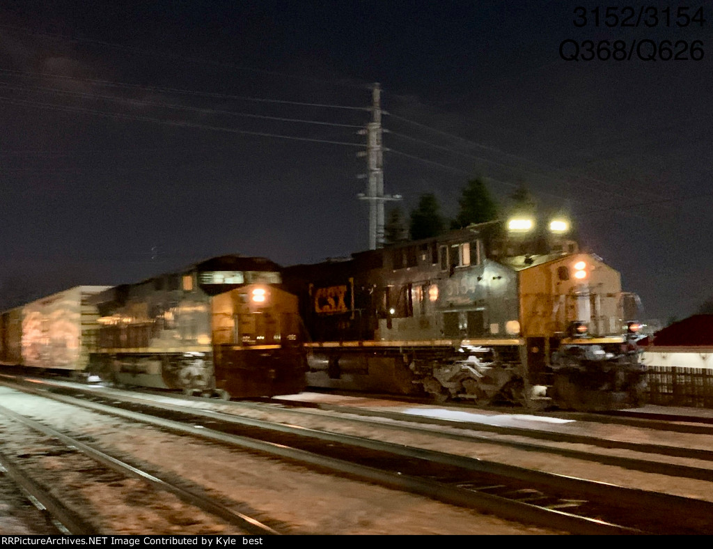 CSX 3154 on Q626